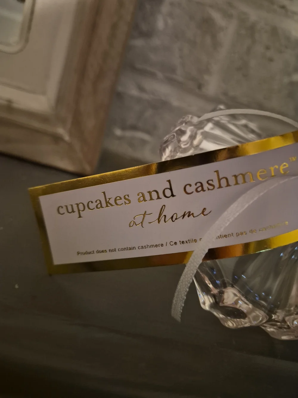 Cupcakes & Cashmere Light Pink Hue  Ribbed Glass Candlestick‎ in Transparent
